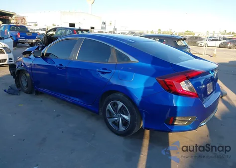 2020 Honda Civic Lx из США, поврежденный, VIN 2HGFC2F66LH593602